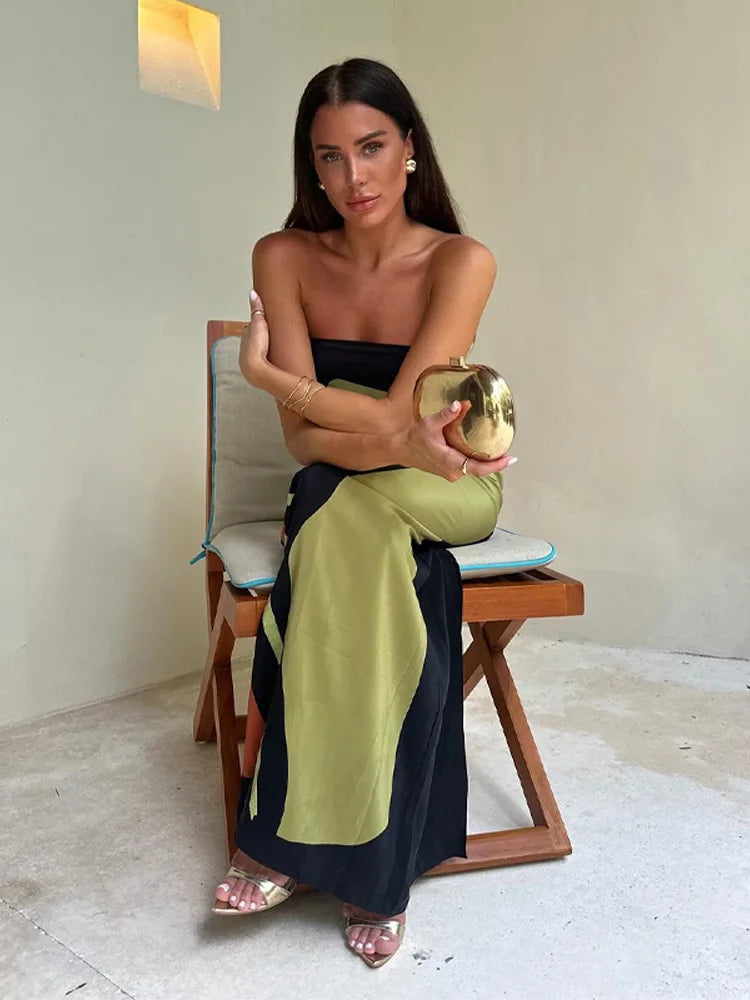 Evening Party Sexy Strapless Backless Dress